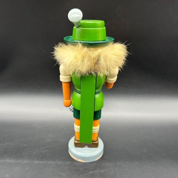 Vintage Ver Hodrewa Rosenthal Wood Nutcracker Oktoberfest Germany Green Pub Beer - Picture 3 of 14
